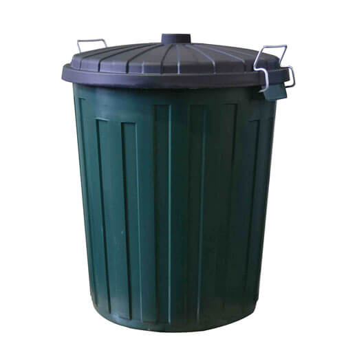 Italplast Garbage Bin Green/Black