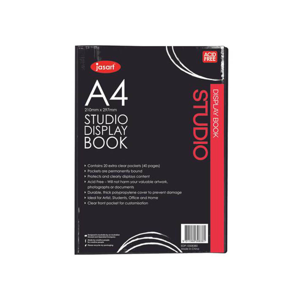 Jasart Display Book Black (20 pagine)