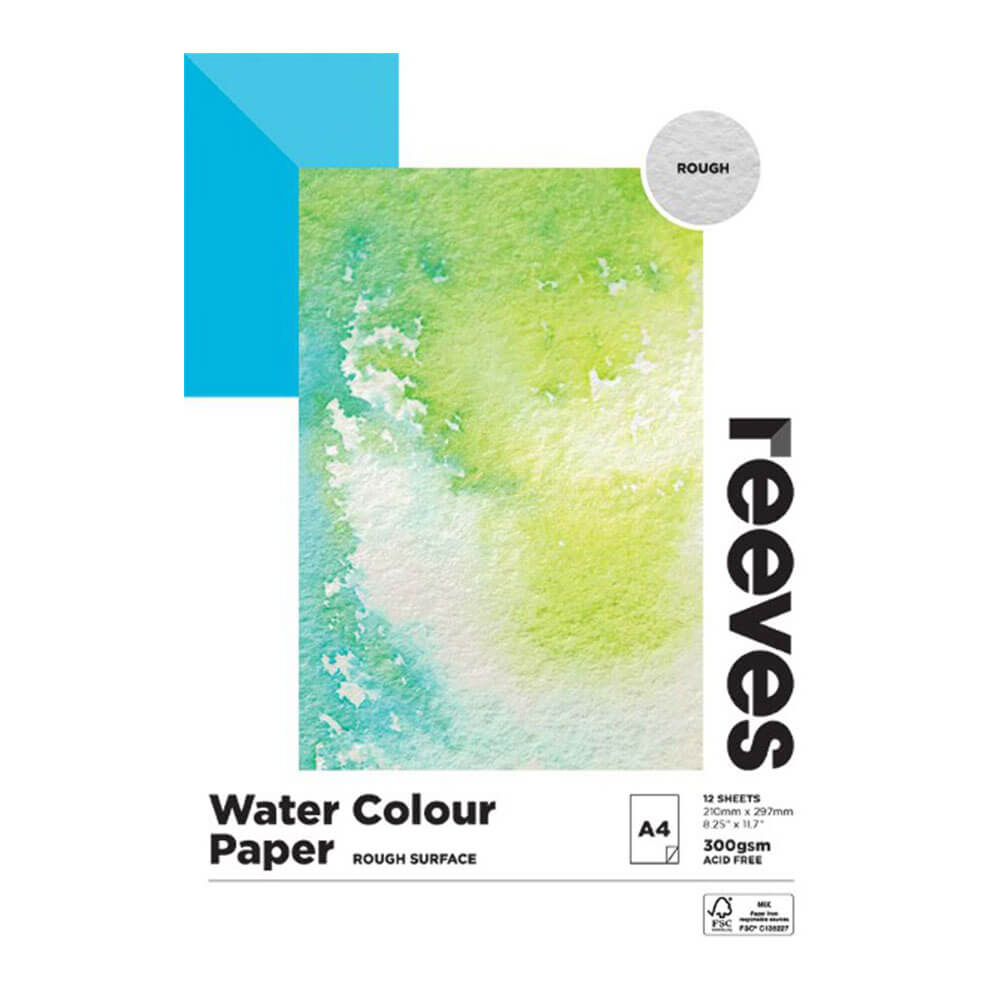 Reeves Capholor Rough Paper 300GSM (12 arkuszy)