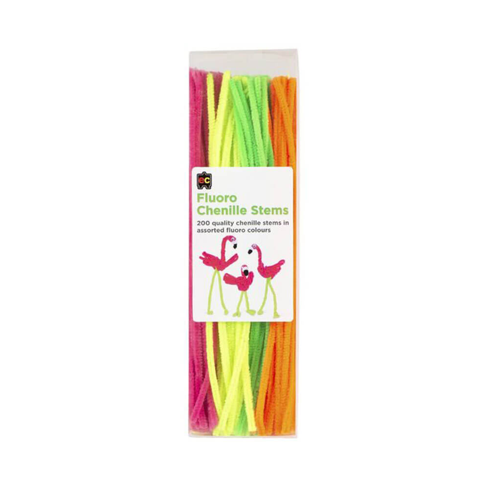 EC Chenille Stems 30cm 200pk