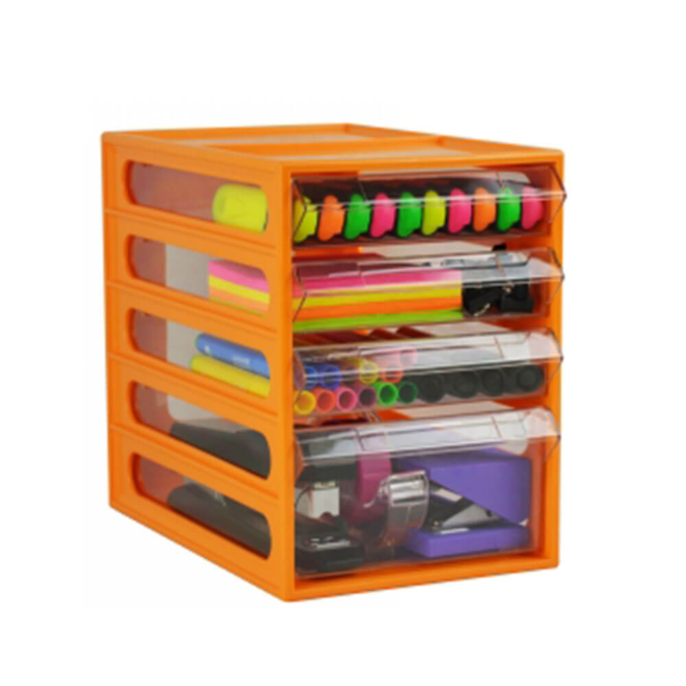 ItalPlast 4 Drawer Office Organizer