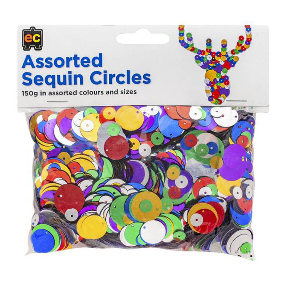 EC Sequins 150g Assorted