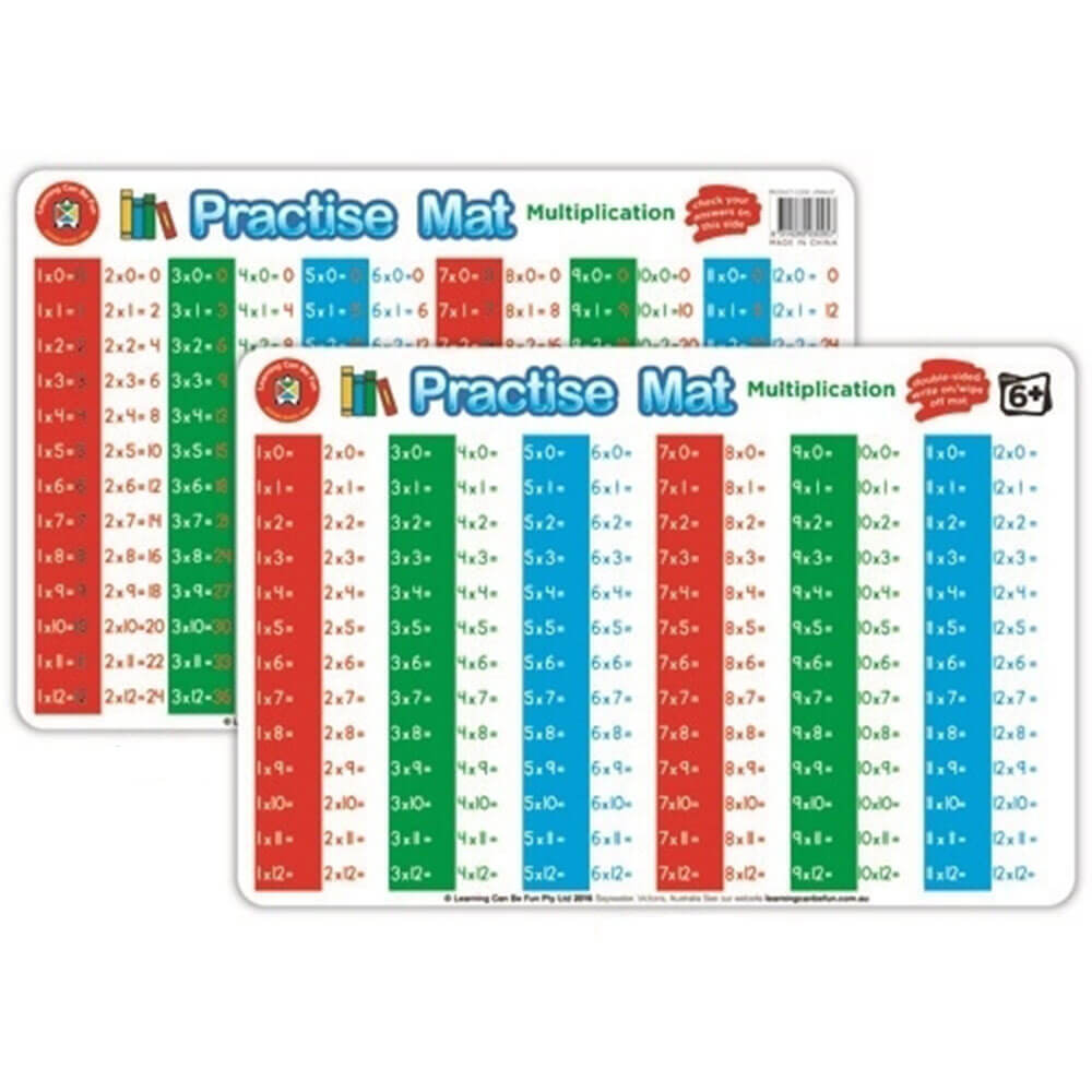 L'apprentissage peut être un tapis de pratique amusant (42x28 cm)