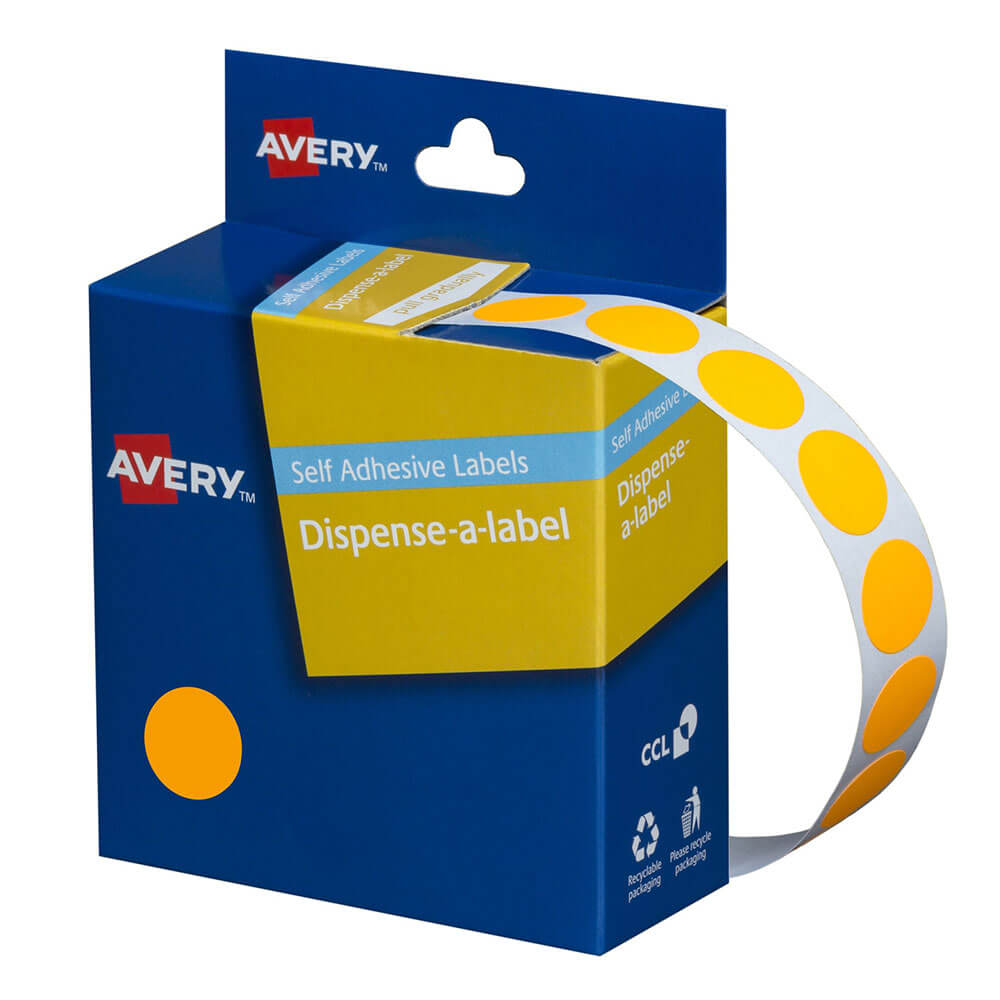 Avery Self-Adhesive Dot Labels 14mm (700pcs)