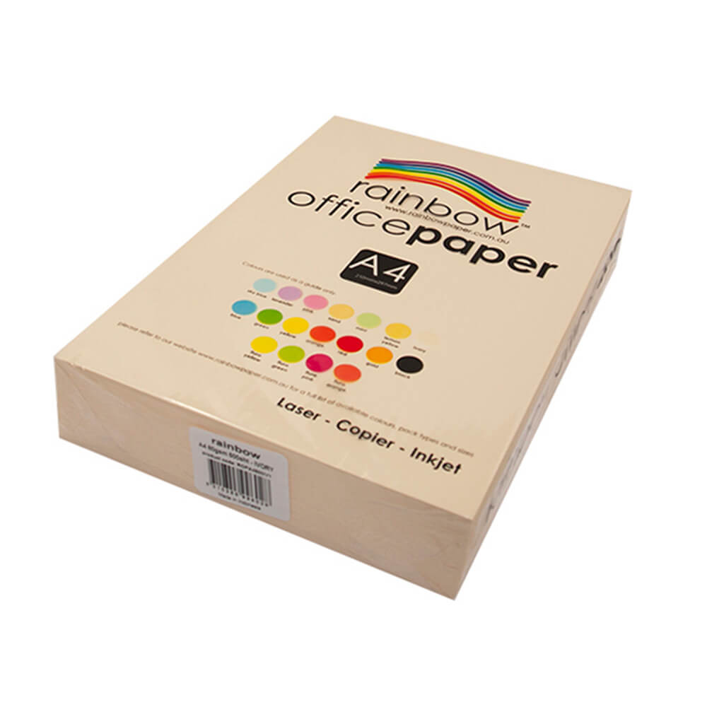 Rainbow A4 Office Cópia Papel (80gsm)