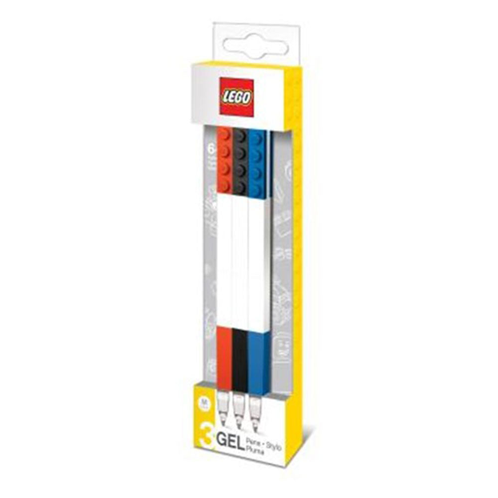 LEGO GEL PEN con ladrillos edificables (blanco)