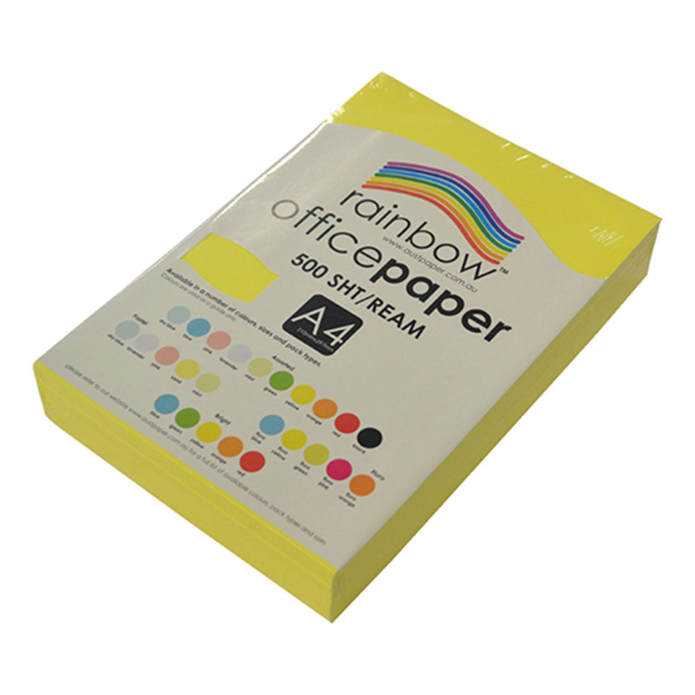 Rainbow A4 Fluoro Cópia Papel 75gsm