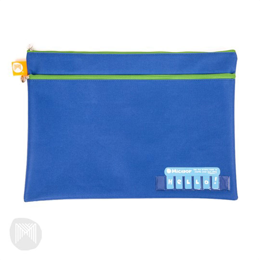 MICADOR Nazwa Pencil Case z podwójnym zamkiem błyskawicznym (375x264 mm)