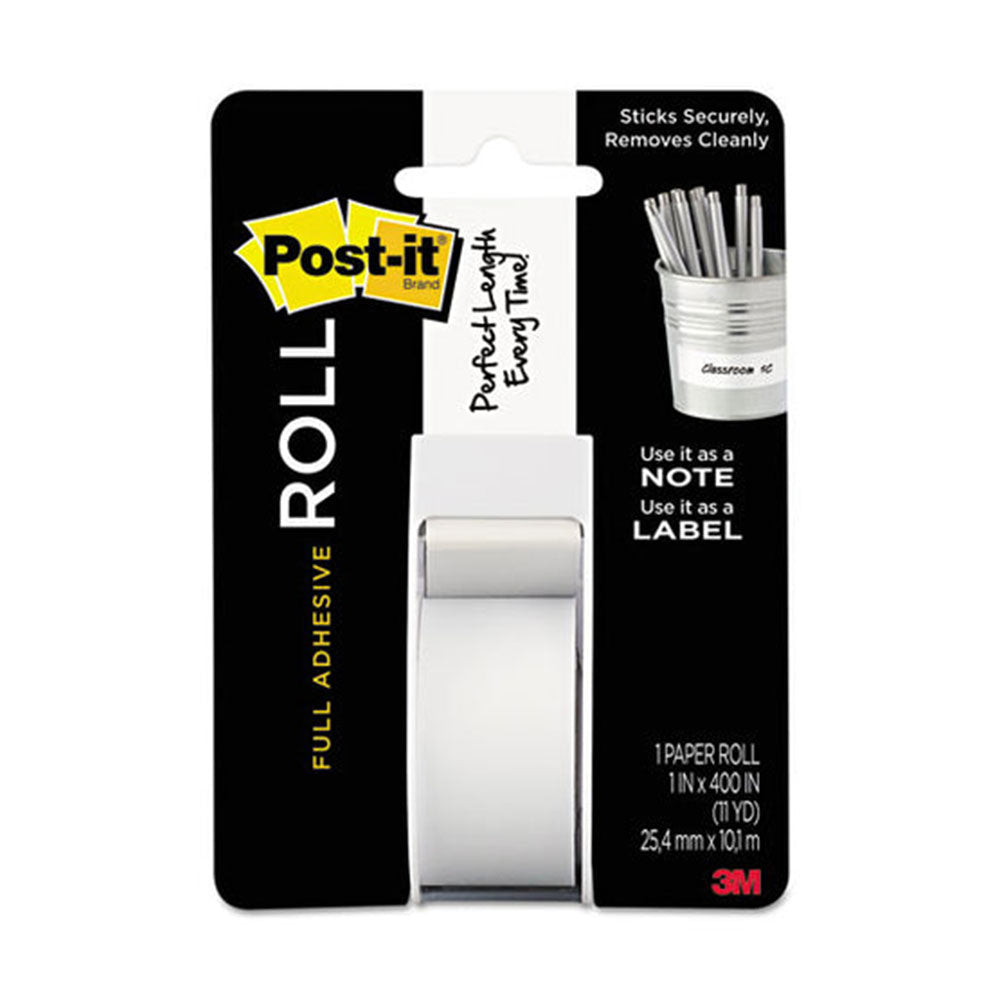 Post-It Notes White Labels Roll (25mmx10m)