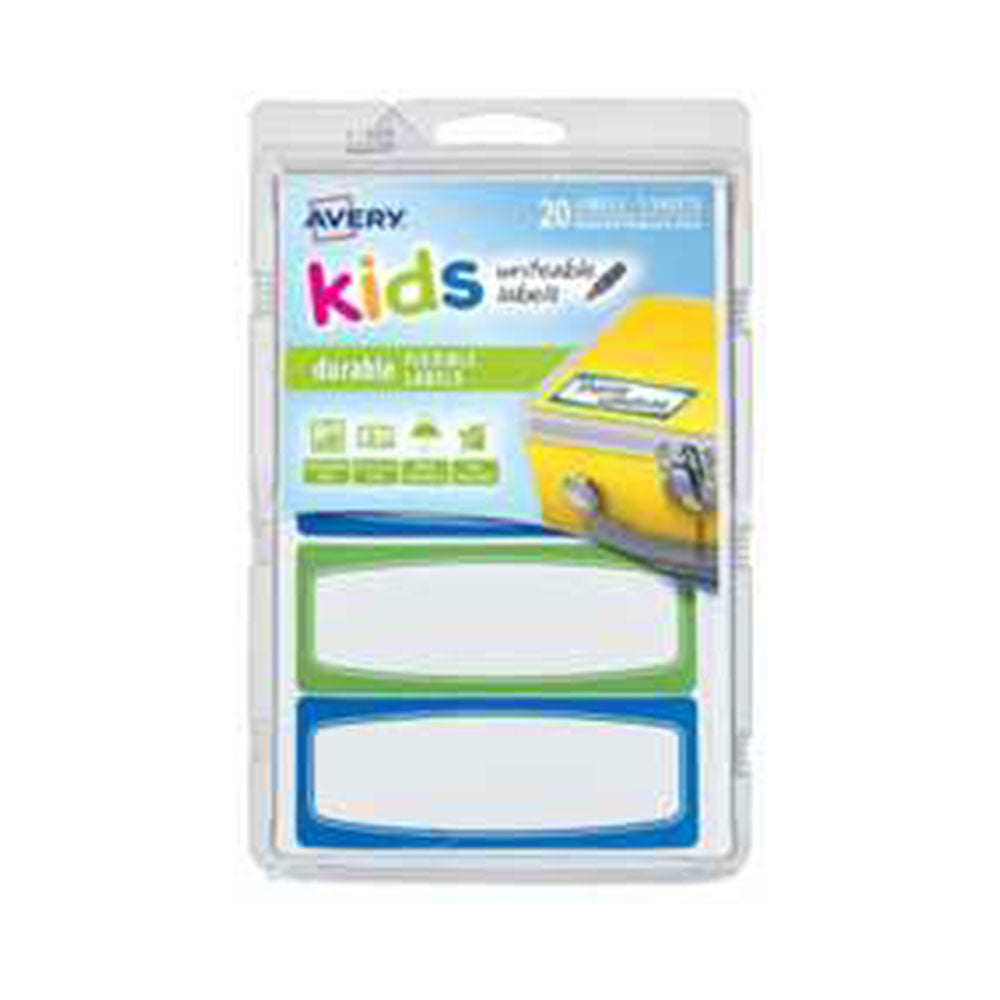 Avery Winditable Kids Id Rótulos 20pcs (89x32mm)