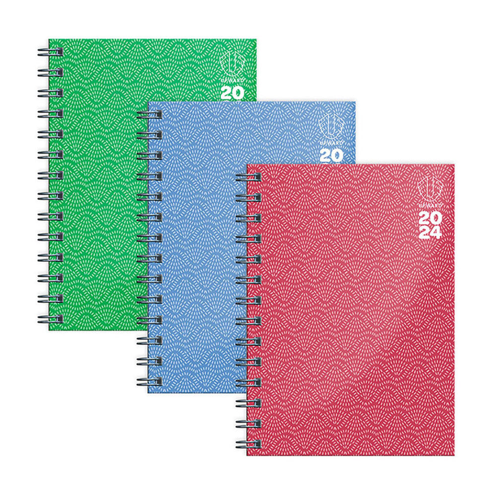 Upward Fashion Printed B6 WTV 2024 Diary (6pk)