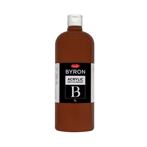 Jasart Byron Acrylic Paint 1L (Sienna)