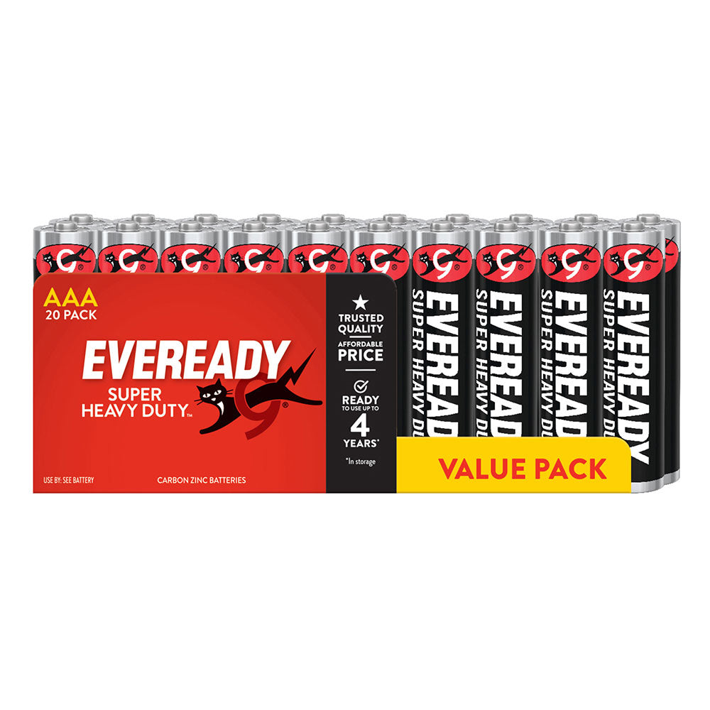 Eveready Super Heavy Duty Battery 20st (svart)