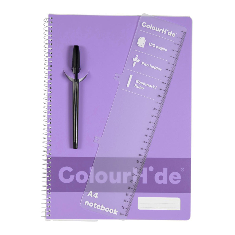 Caderno de colourhide A4 120pg