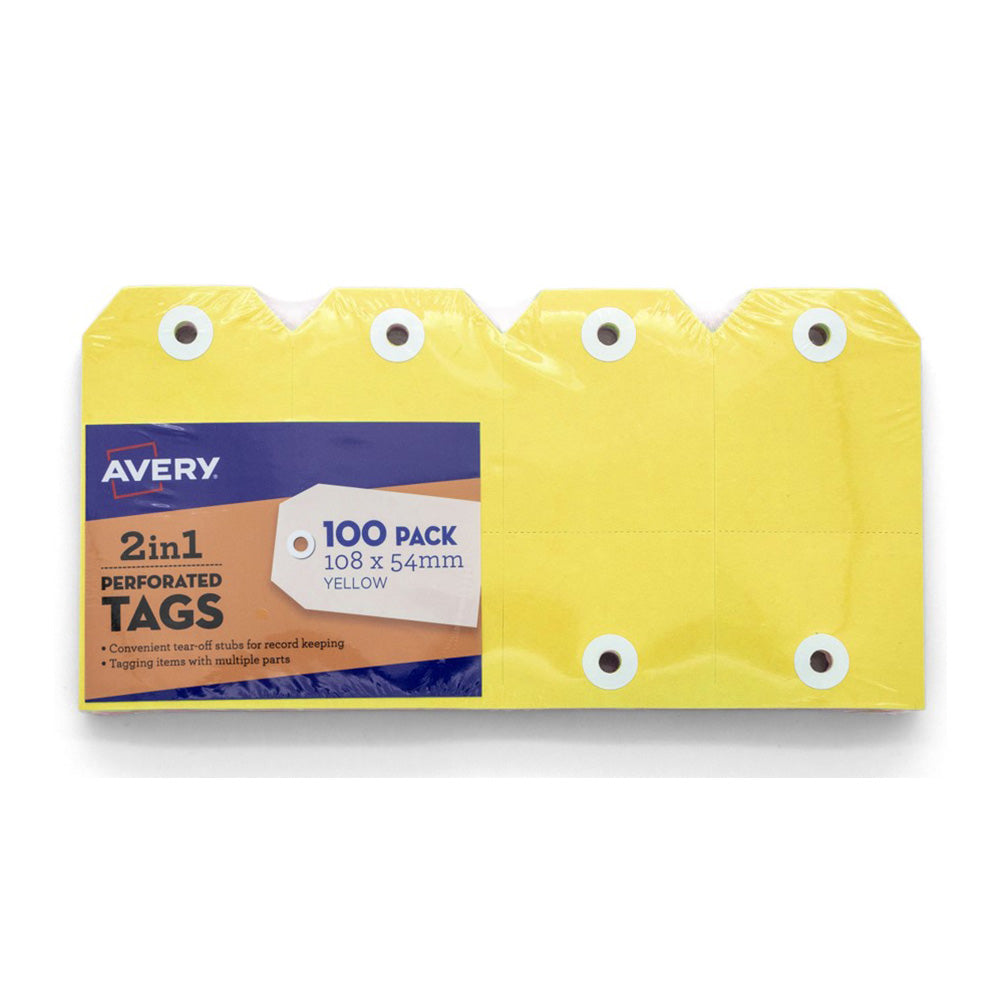 Avery 2-in-1 Kraft Tag (pacote de 100)