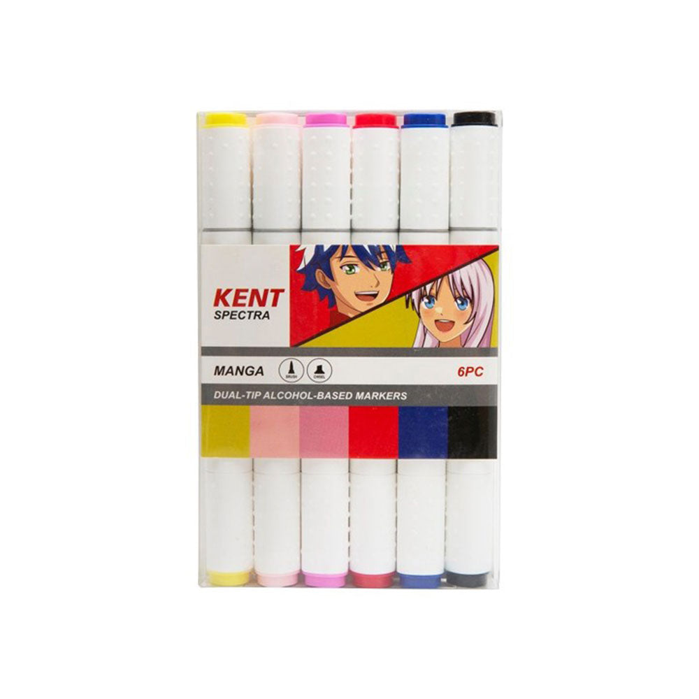 Kent Spectra Graphic Design Marker Set 6 st