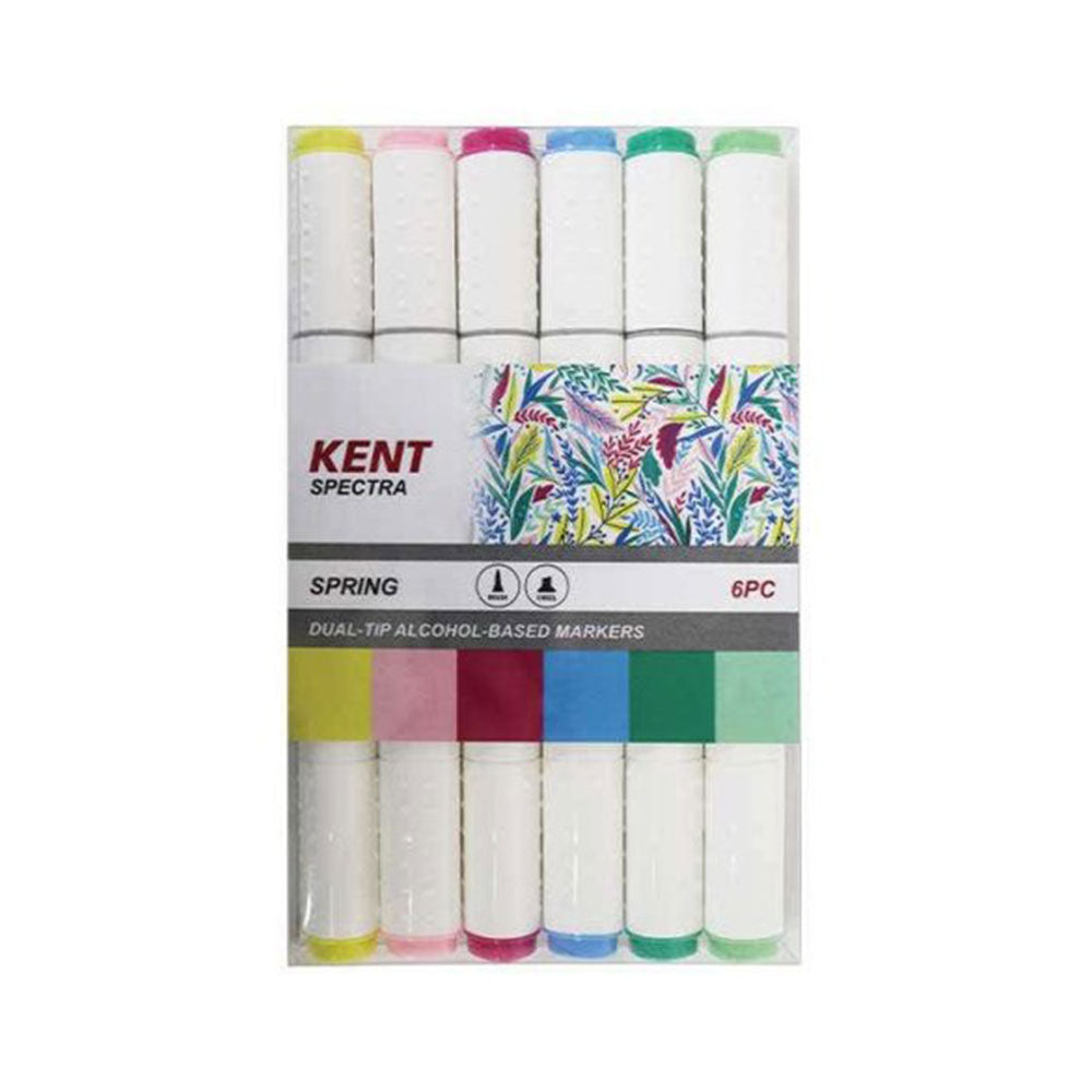 Kent Spectra Graphic Design Marker Set 6 st