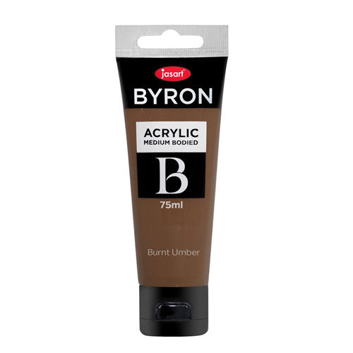 Jasart Byron Acrylic Paint 75mL (Burnt)