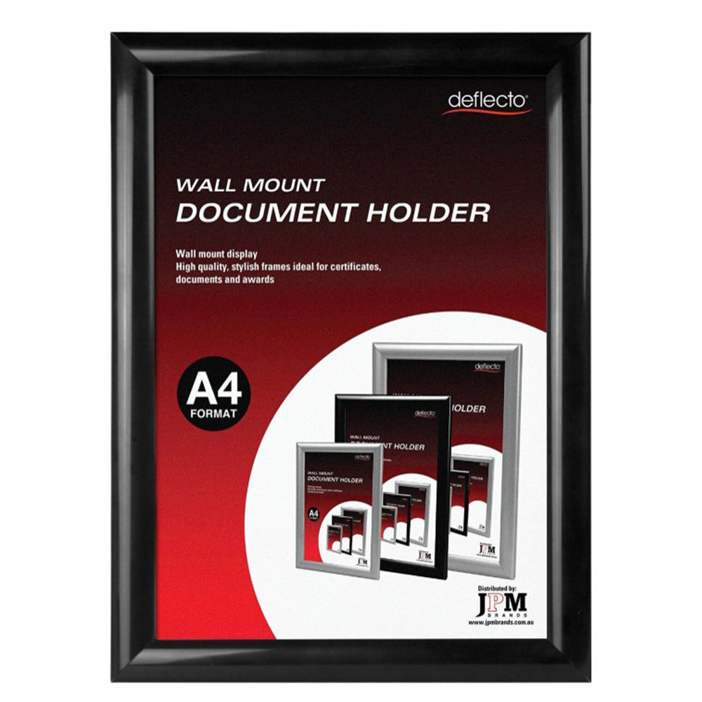 Deflecto Wall-Mounted Document Holder (Black)