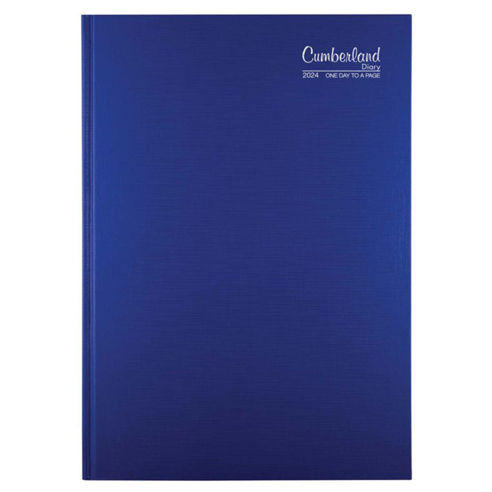 Cumberland Premium Casebound A5 2024 Diario (blu)