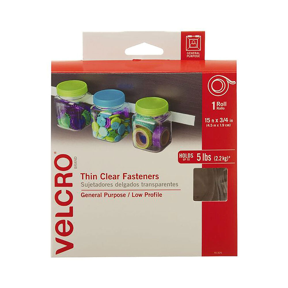 Velcro Fastener Tape 19mm (klar)