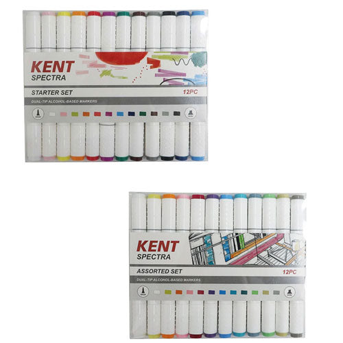 Kent Spectra Graphic Design Marker Set 12pcs