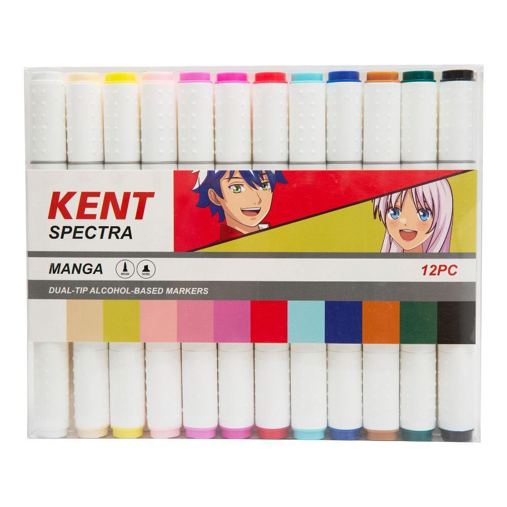 Kent Spectra Graphic Design Marker Set 12 stk