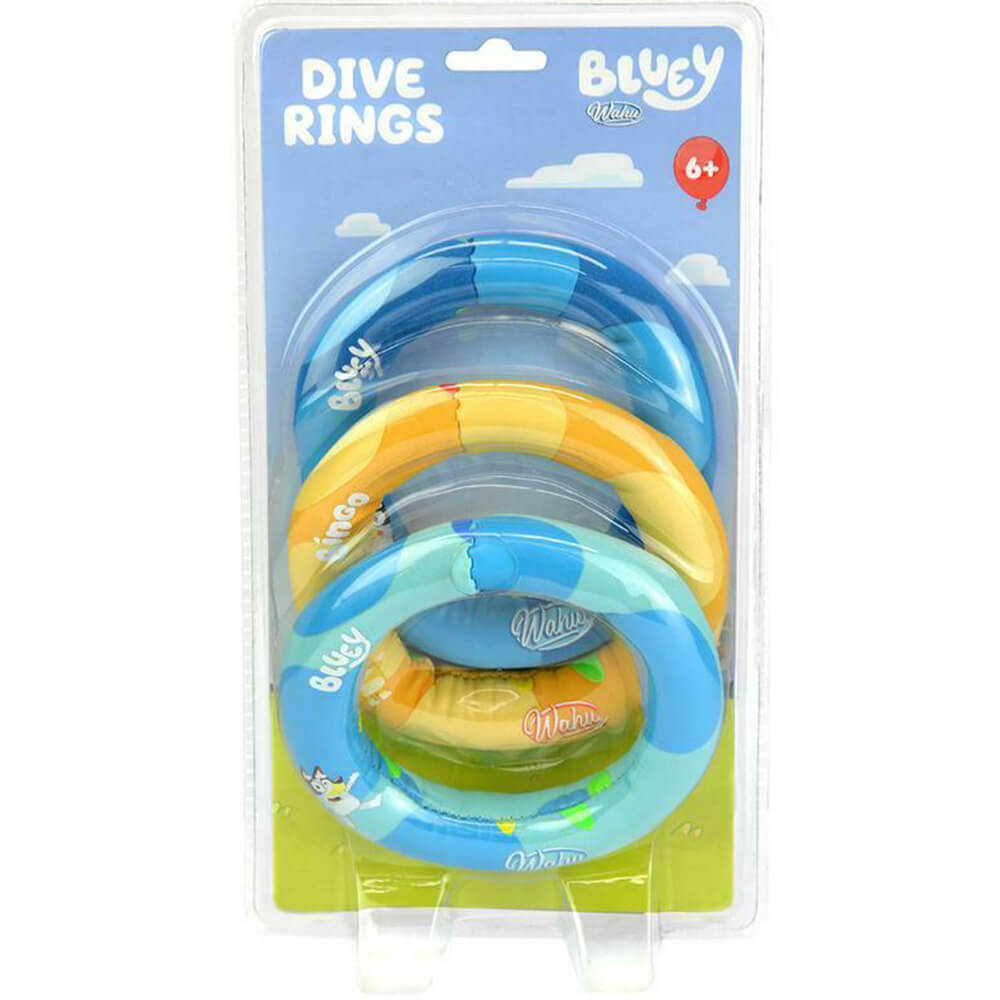 Wahu Bluey Dive Rings