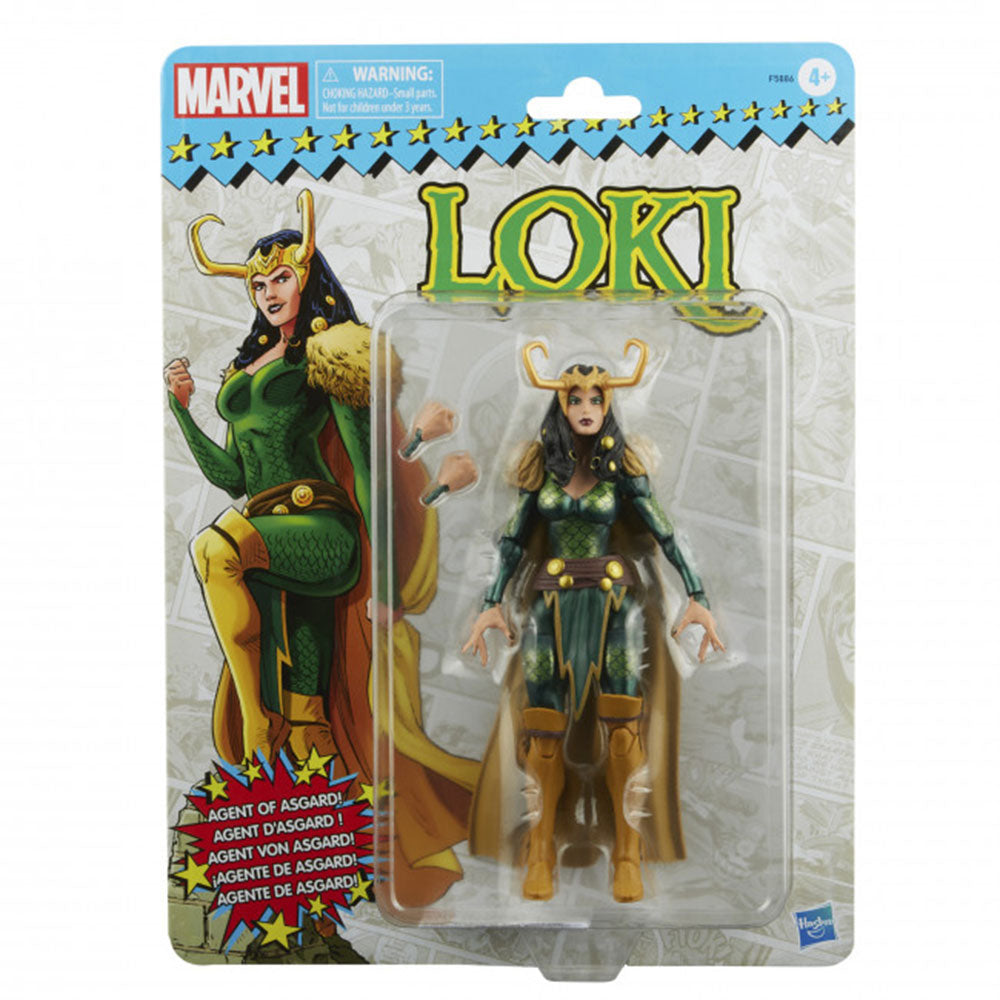 Figura de acción de la colección de Marvel Loki Retro