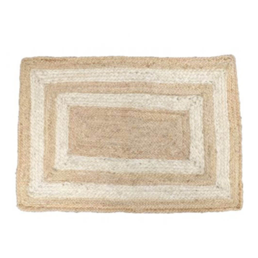 Tapis de jute de la frontière Athena