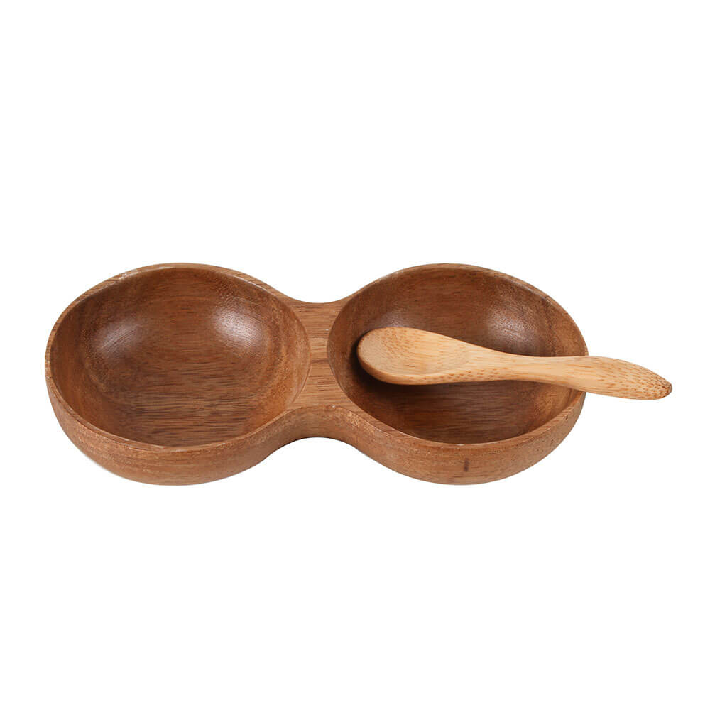 Antonine Acacia Wood Bowl e cucchiaio