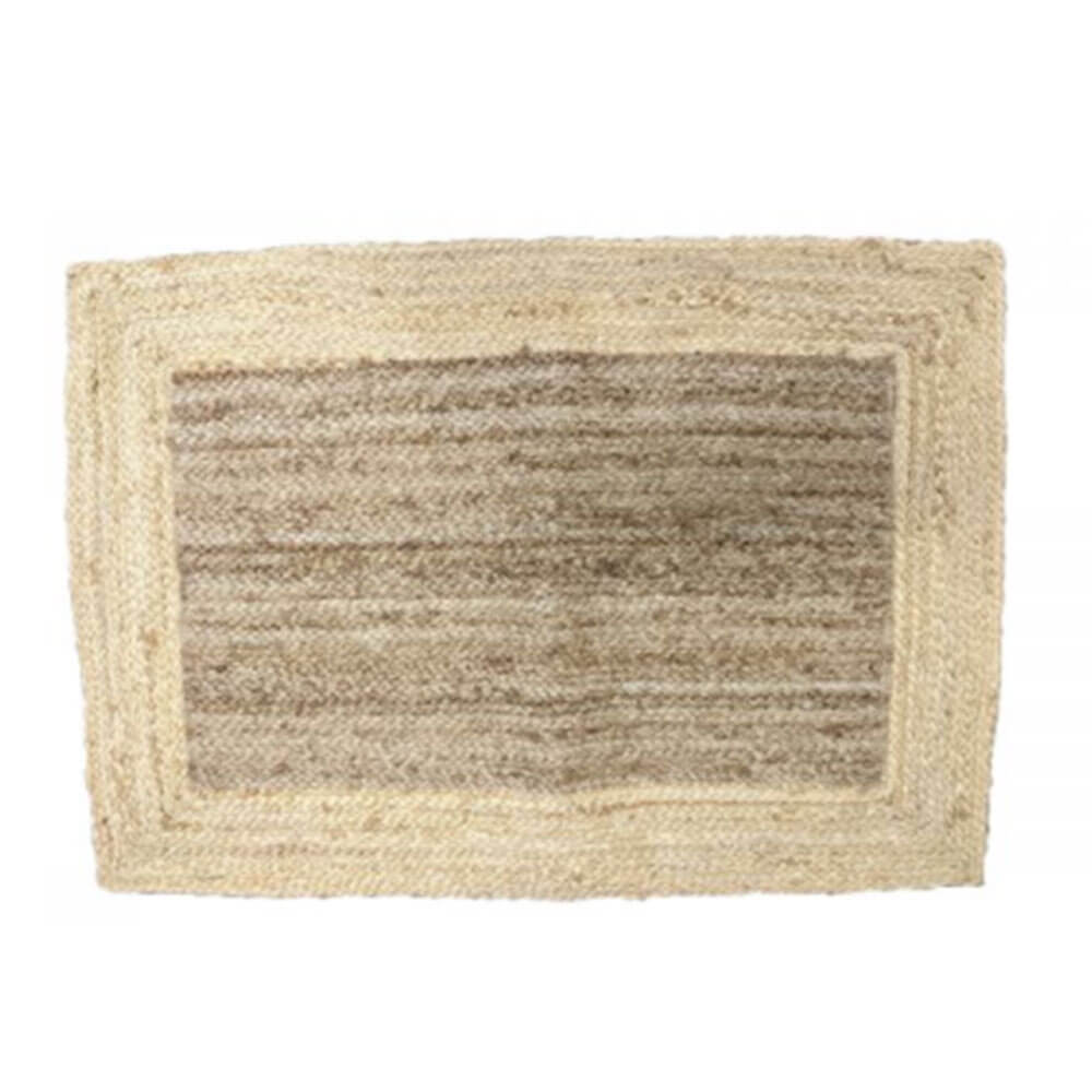 Tapis de jute de bordure de jasmin