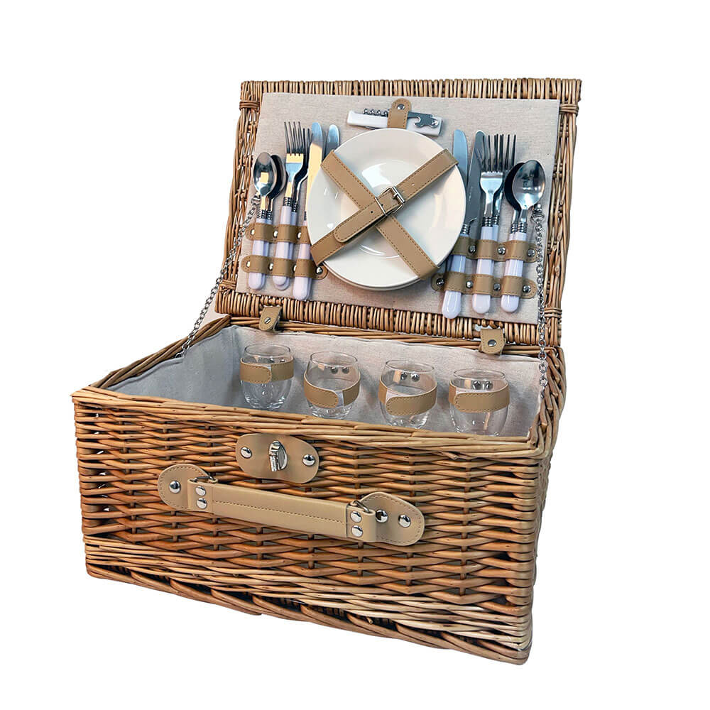 Kompakt picnic kurv (40x28x20cm)