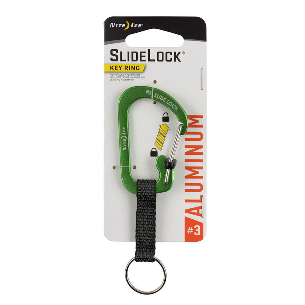 SlideLock KeyRing Aluminum