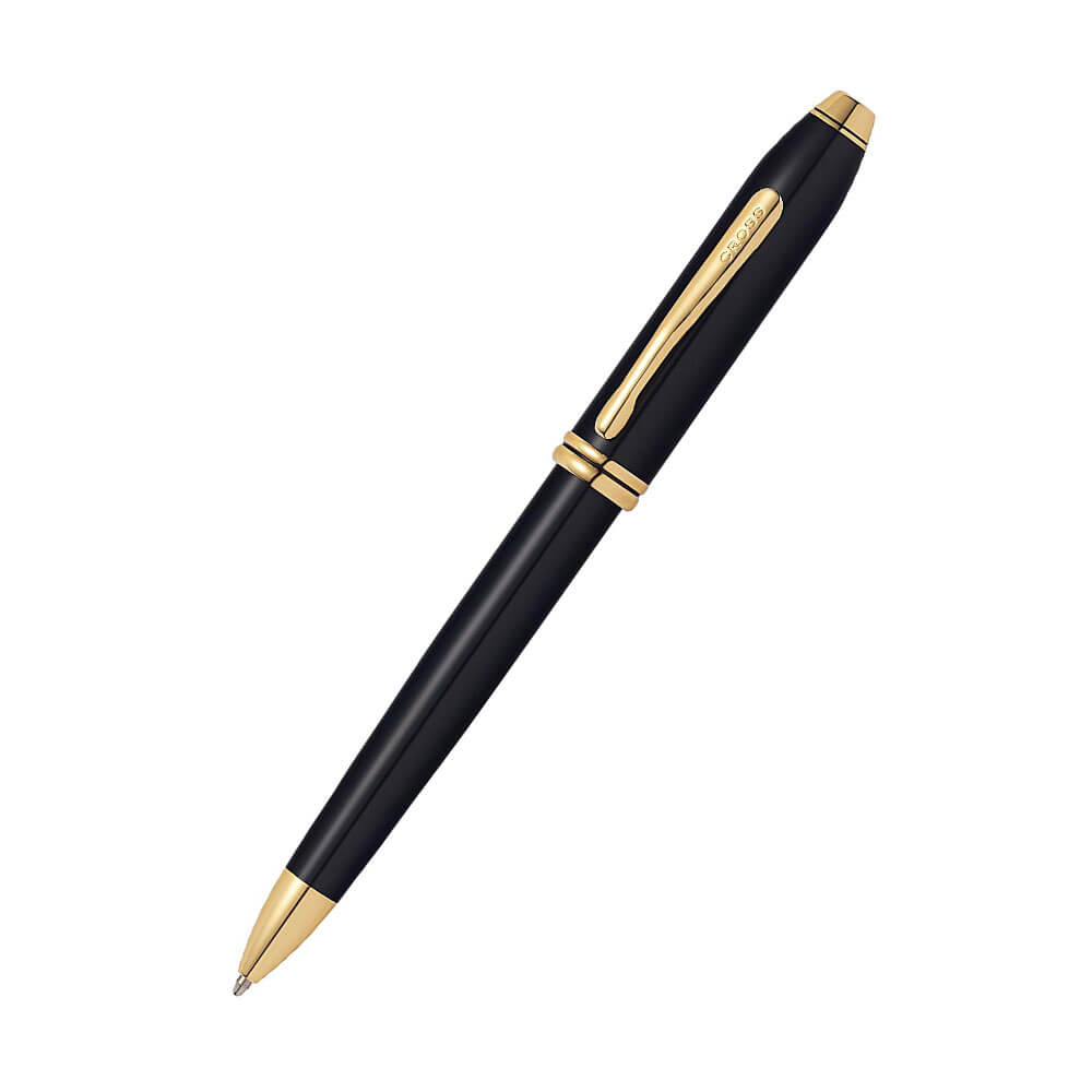 Townsend 23CT Gold PlATED Black Lanquer Pen