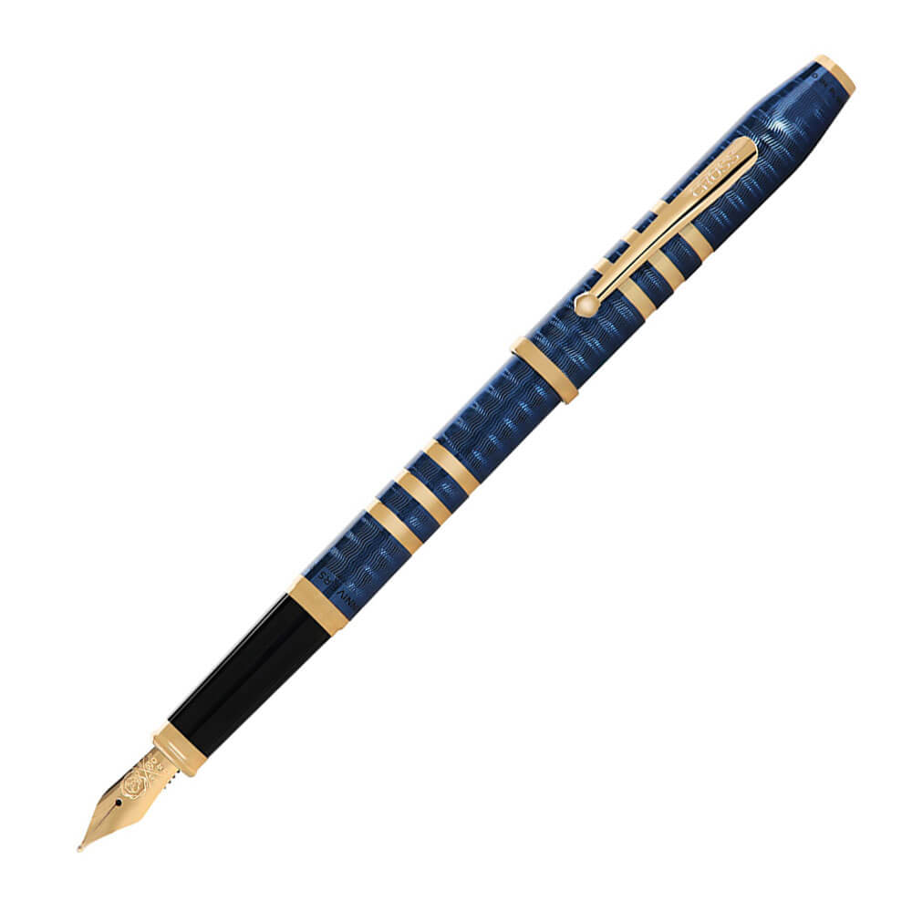 Pen Fuente del siglo 175 II +23ct (laca azul)