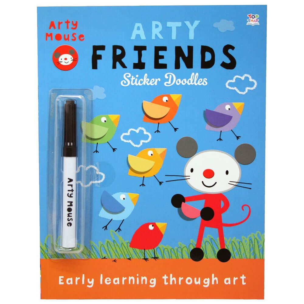 Early Learning via Art Sticker Doodles