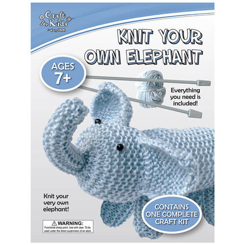 Knit Your Own Elephant Kit