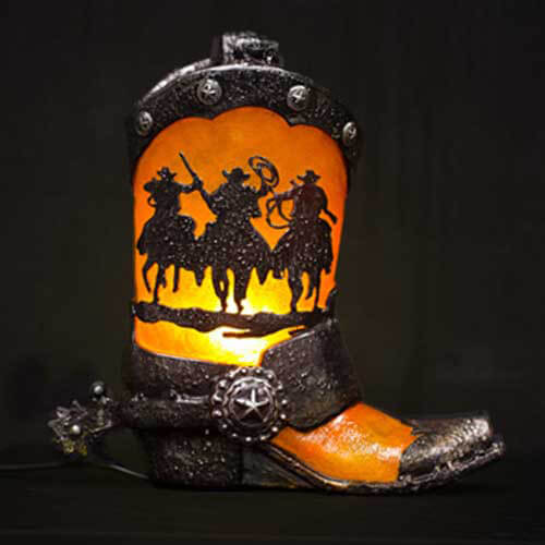 Cowboy Boot Table Lamp