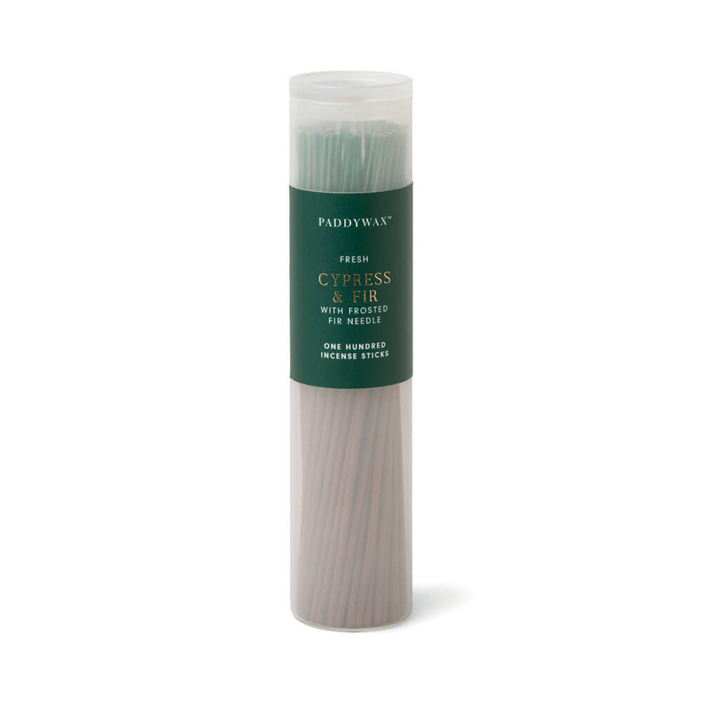 Cypress & Fir Incense Sticks in Glass Jar (100 Sticks)