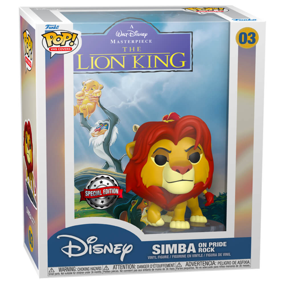 Lion King Simba på Pride Rock Us Exclusive Pop! Täcka