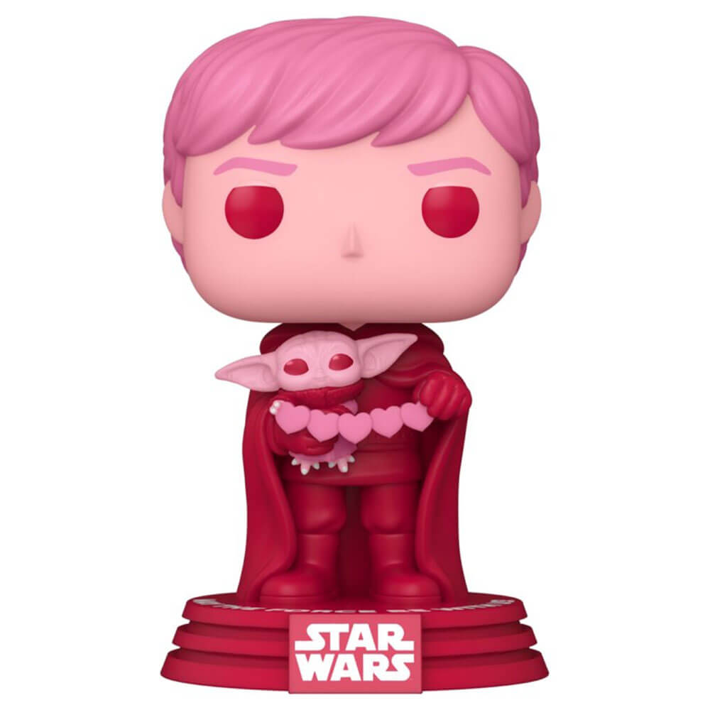 Star Wars Luke Skywalker with Grogu Valentine Pop! Vinyl