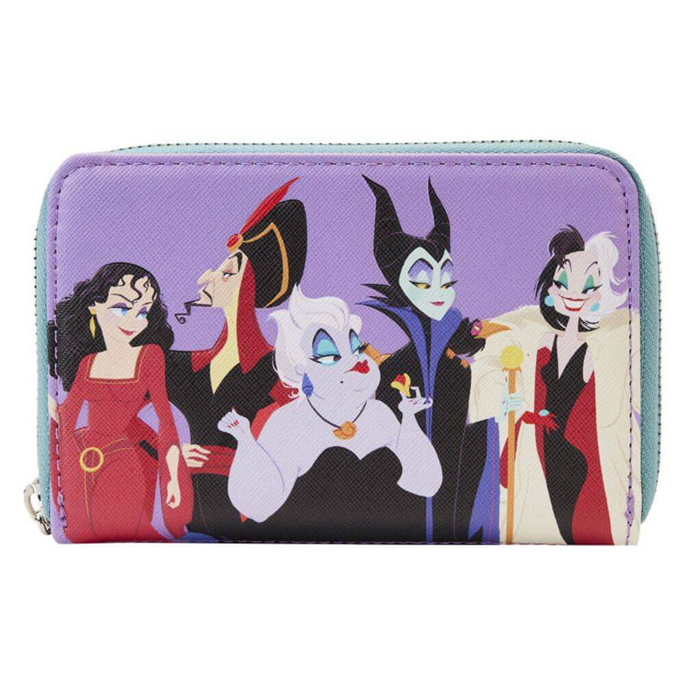 Disney Villains Color Block Zip Around Purse