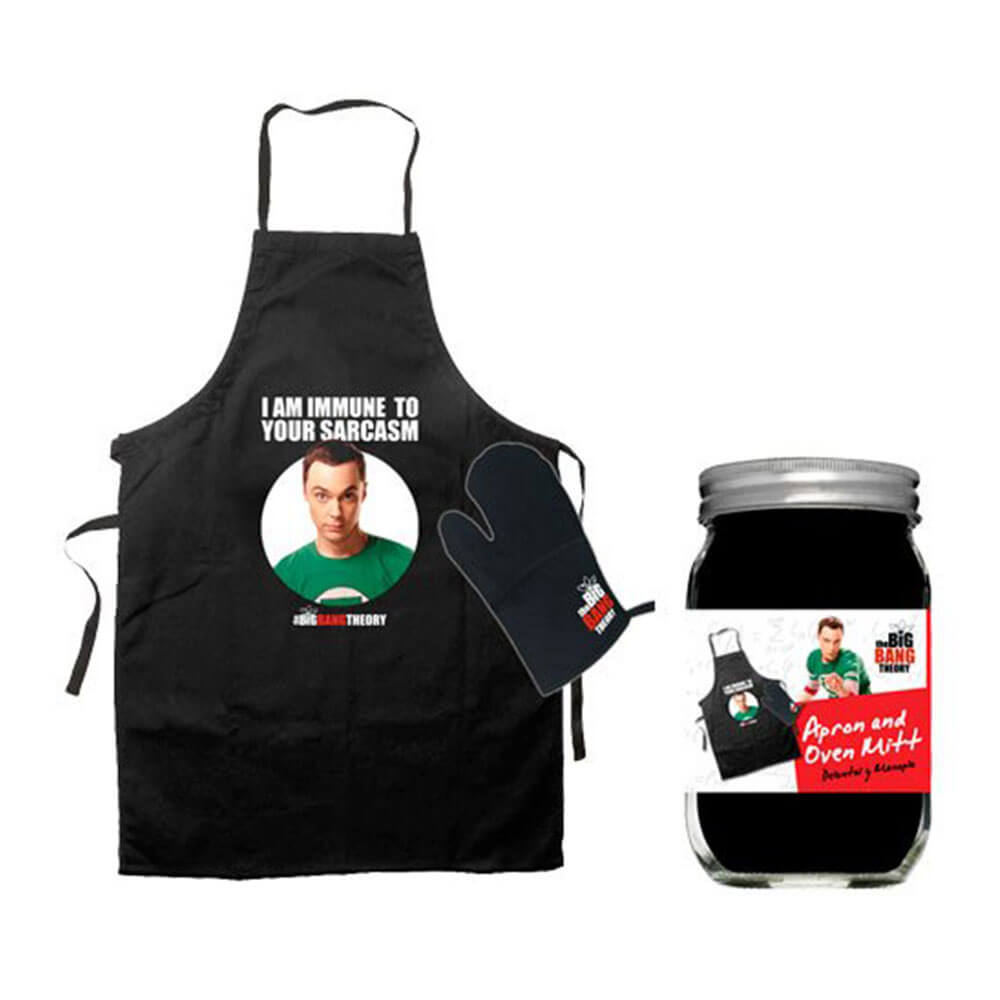 The Big Bang Theory Sheldon Apron & Oven Mit Set