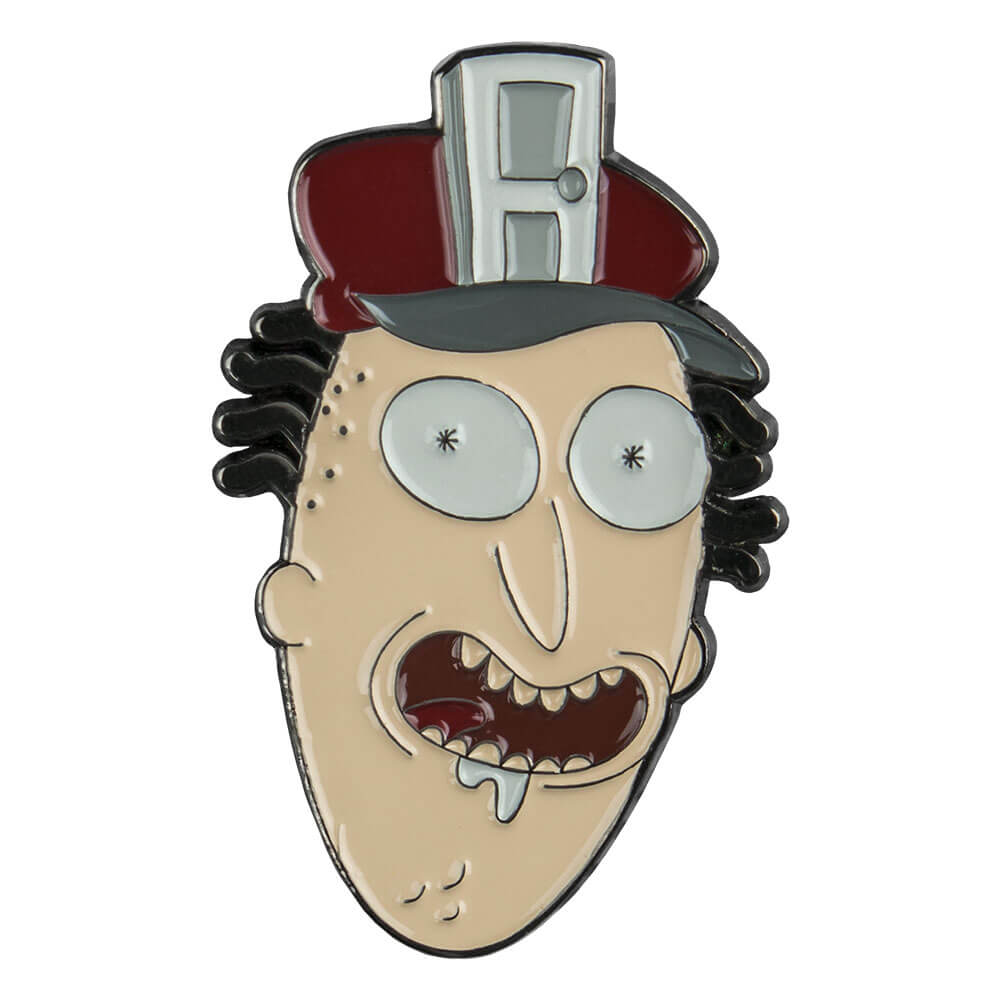 Rick and Morty Fake Doors Salesman Enamel Pin