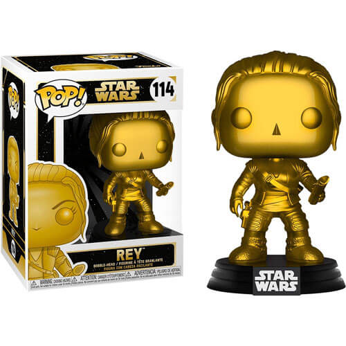 Star Wars Rey Gold Metallic US Exclusive Pop! Vinyl