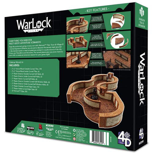 WarLock Tiles Town & Village 3 Curves