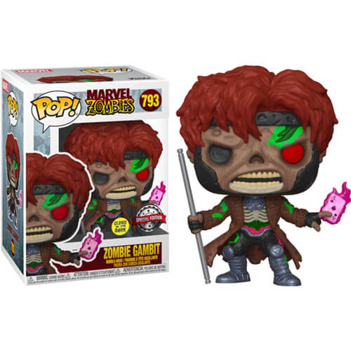 Marvel Zombies Gambit Glow US Exclusive Pop! Vinyl