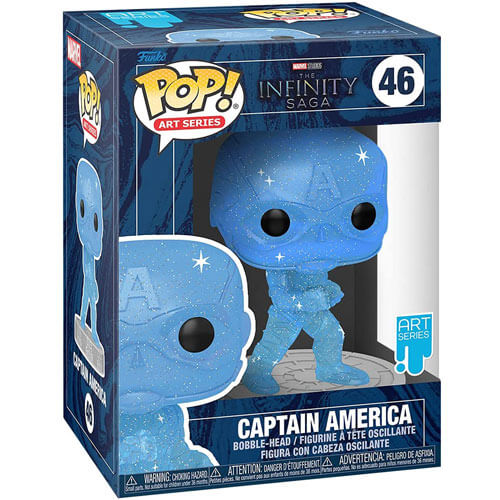 Avengers Captain America Infinity Saga Blue Pop! Vinyl