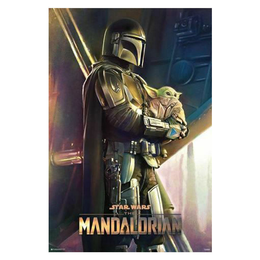 Guerra nas Estrelas O pôster Mandalorian